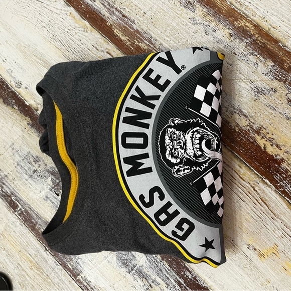 Gas Monkey Garage Long Sleeve T Shirt Large Cotton Logo Sleeve Lightweight - Picture 6 of 9